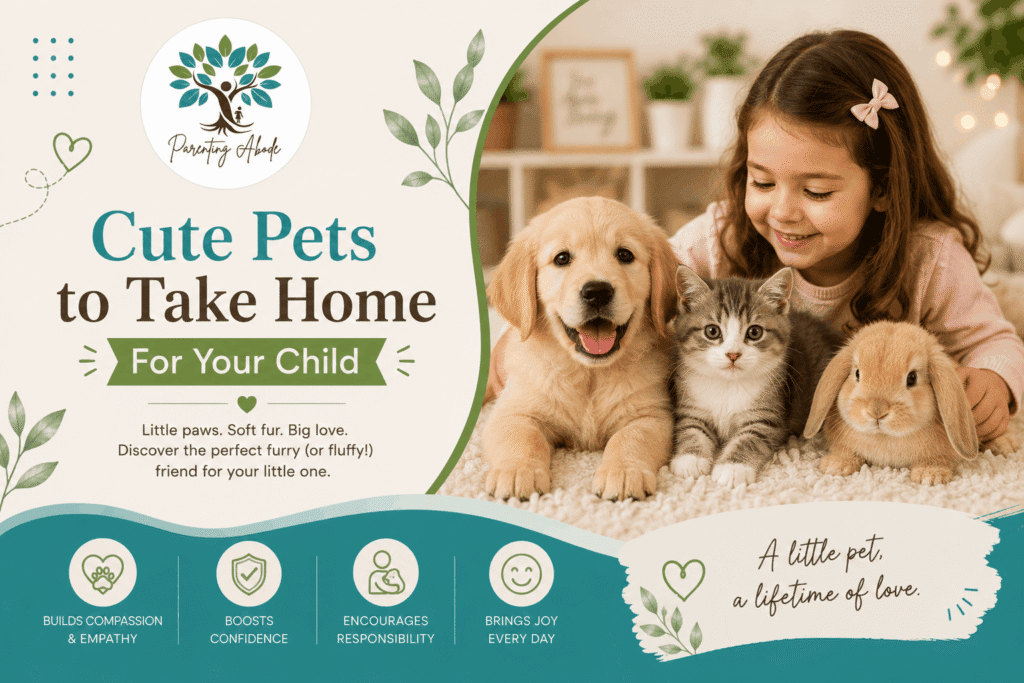 Cute Pets to Take home for your child